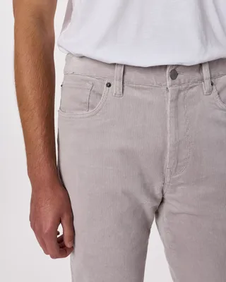 Quince Quince | Men's Organic Stretch Corduroy 5-Pocket Pants in Granite Grey — Men Summer grey Trousers & Chinos