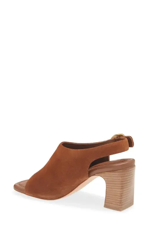 rag & bone rag & bone Gigi Slingback Sandal in Umbersd — Women Autumn brown Shoes