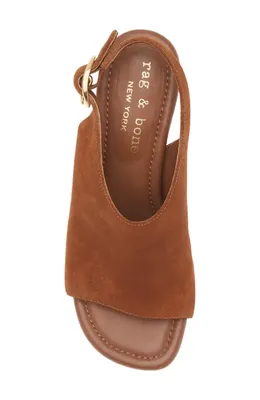 rag & bone rag & bone Gigi Slingback Sandal in Umbersd — Women Autumn brown Shoes