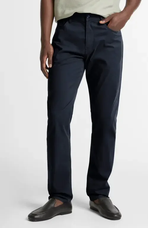 Vince Vince Dylan Lightweight Stretch Sateen Chinos in Coastal — Men Summer grey Pants