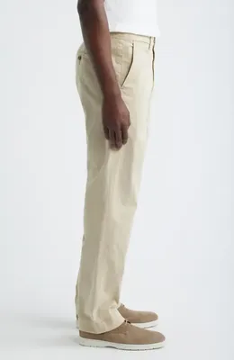 AG AG Archie Relaxed Straight Leg Stretch Sateen Pants in 5 Years Sulfur Dune Khaki — Men Autumn khaki Pants