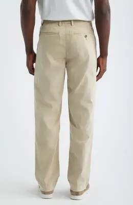 AG AG Archie Relaxed Straight Leg Stretch Sateen Pants in 5 Years Sulfur Dune Khaki — Men Autumn khaki Pants