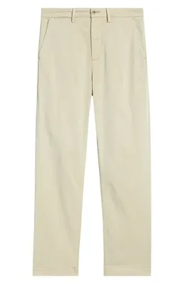 AG AG Archie Relaxed Straight Leg Stretch Sateen Pants in 5 Years Sulfur Dune Khaki — Men Autumn khaki Pants