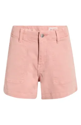 AG AG Analeigh High Waist Workwear Twill Shorts in Sulfur Sparkling Rose — Women Spring pink Shorts