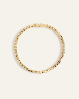 Quince Quince | Women's 14K Gold Lab Grown Diamond Tennis Bracelet 7ctw in Yellow Gold — Women Winter gold Accessories