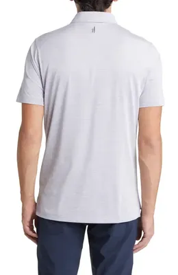 johnnie-O johnnie-O Huron PREP-FORMANCE Polo in Light Gray — Men Summer silver Tops