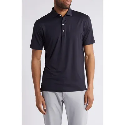 johnnie-O johnnie-O Huron PREP-FORMANCE Polo in Black — Men Winter black Tops