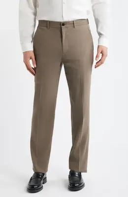 Theory Theory Linen Blend Standard Pants in Morel — Men Autumn grey Pants