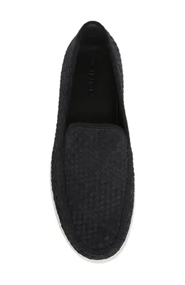 Vince Vince Sonoma Weave Loafer in Coastal — Men Winter black Shoes
