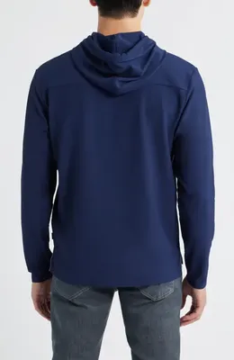 johnnie-O johnnie-O Hoppin Rib Hoodie in Navy — Men Winter navy Tops