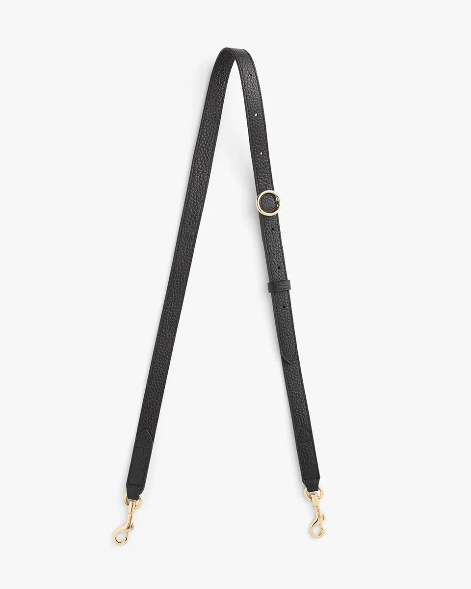 Cuyana Adjustable Strap - Dove Grey / One Size in black — Summer black Bags