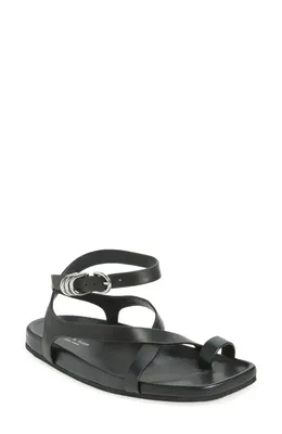 rag & bone rag & bone Rue Ankle Strap Sandal in Black — Women Winter black Shoes