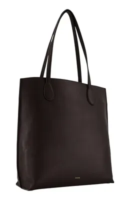 Vince Vince Athene Leather Tote in Cacao — Women Winter black Accessories