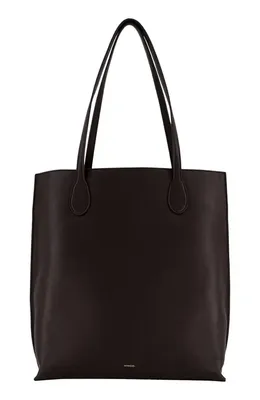 Vince Vince Athene Leather Tote in Cacao — Women Winter black Accessories