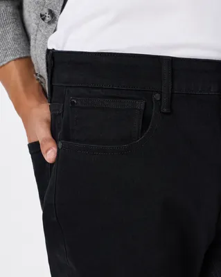 Quince Quince | Men's Warren Stretch Straight Jeans in Black — Men Winter black Jeans & Denim