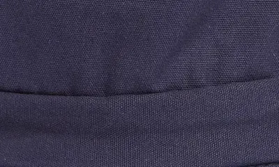 Vince Vince Adjustable Tie Cotton Canvas Bucket Hat in Coastal Blue — Women Summer navy Accessories