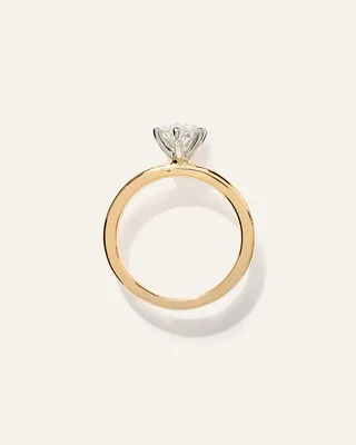 Quince Quince | Women's Lab Grown Diamond Marquise Comfort Fit Engagement Ring 2ct in Yellow Gold — Women Spring gold Accessories
