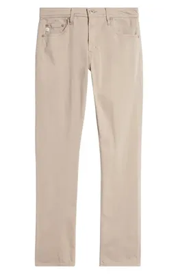 AG AG Everett Stretch Sateen Slim Straight Pants in Sparrow Brown — Men Autumn beige Pants