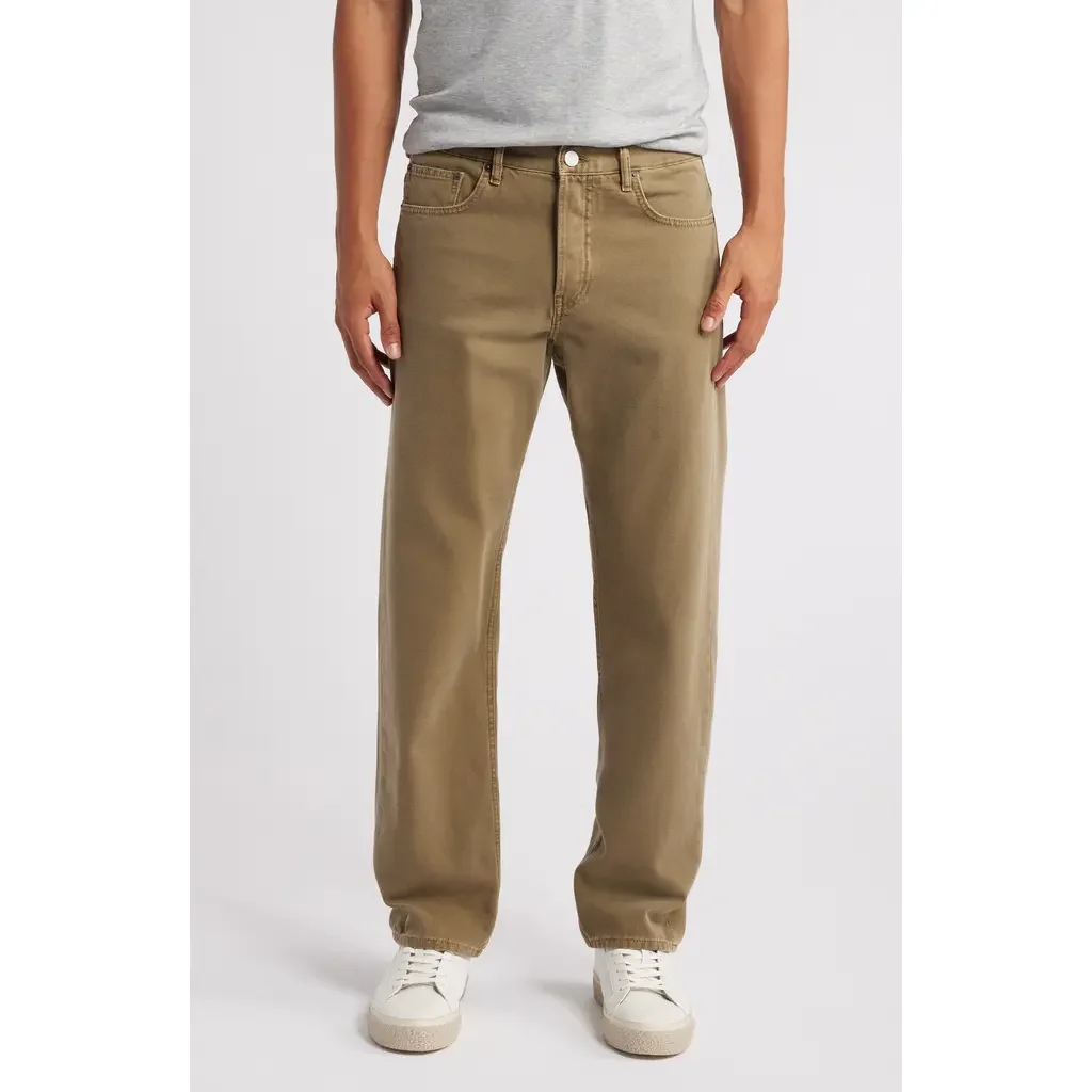 FRAME FRAME The Straight Leg Canvas Jeans in Light Brown — Men Autumn beige Pants