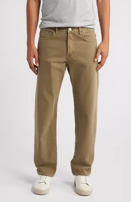 FRAME FRAME The Straight Leg Canvas Jeans in Light Brown — Men Autumn beige Pants