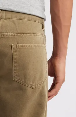 FRAME FRAME The Straight Leg Canvas Jeans in Light Brown — Men Autumn beige Pants
