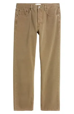 FRAME FRAME The Straight Leg Canvas Jeans in Light Brown — Men Autumn beige Pants