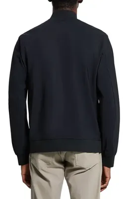 Theory Theory Murphy Precision Bomber Jacket in Black - 001 — Men Winter black Outerwear
