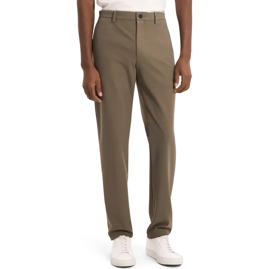 Theory Theory Zaine Precision Ponte Knit Pants in Tarmac — Men Autumn grey Pants
