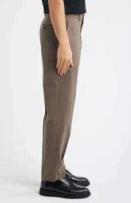Theory Theory Curtis Motion Wool Blend Pants in Morel — Men Autumn brown Pants