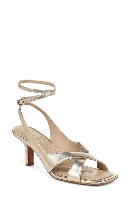 Vince Vince Lola Leather Sandal in Champagne — Women Spring ivory Shoes