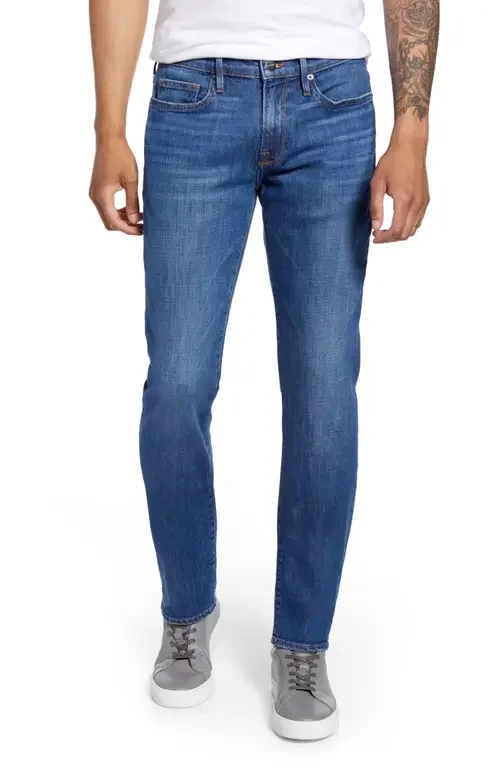 FRAME FRAME L'Homme Slim Fit Jeans in Verdugo — Men Winter navy Pants