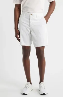 johnnie-O johnnie-O Nassau Chino Shorts in White — Men Winter white Shorts