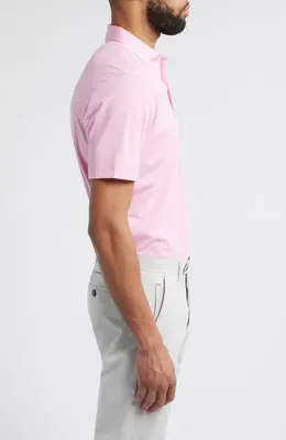 johnnie-O johnnie-O Lyndon Classic Fit Polo in Cabo — Men Spring pink Tops