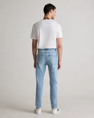 Quince Quince | Men's Warren Stretch Slim Jeans in Arctic Blue — Men Summer blue Jeans & Denim