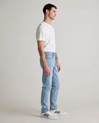 Quince Quince | Men's Warren Stretch Slim Jeans in Arctic Blue — Men Summer blue Jeans & Denim