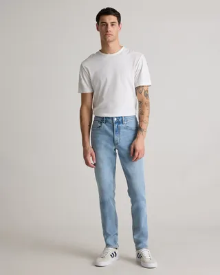 Quince Quince | Men's Warren Stretch Slim Jeans in Arctic Blue — Men Summer blue Jeans & Denim