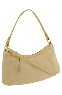 Vince Vince Ava Suede Convertible Crossbody Bag in Maiz — Women Autumn beige Accessories