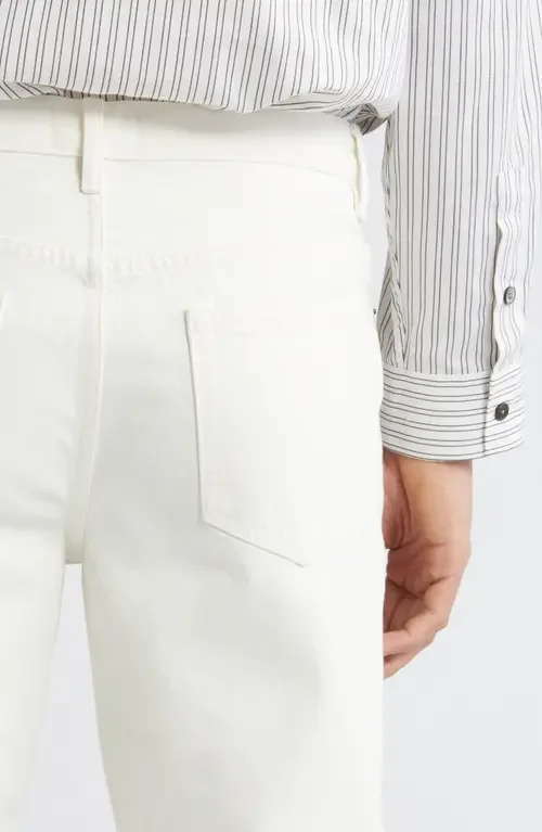 FRAME FRAME The Straight Leg Jeans in Off White — Men Winter white Pants