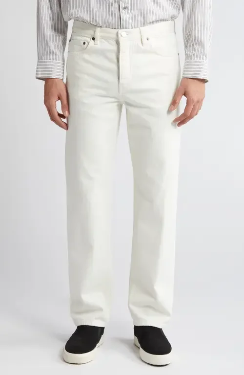 FRAME FRAME The Straight Leg Jeans in Off White — Men Winter white Pants