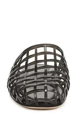 Vince Vince Barcelona Jelly Cage Mule in Black — Women Winter black Shoes