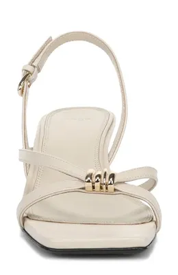 Vince Vince Tali Slingback Kitten Heel Sandal in Moonlight — Women Spring ivory Shoes