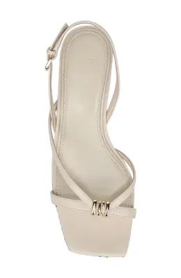 Vince Vince Tali Slingback Kitten Heel Sandal in Moonlight — Women Spring ivory Shoes