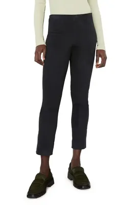 Vince Vince Stretch Suede Split Hem Crop Pants in Coastal Blue — Women Summer teal Pants