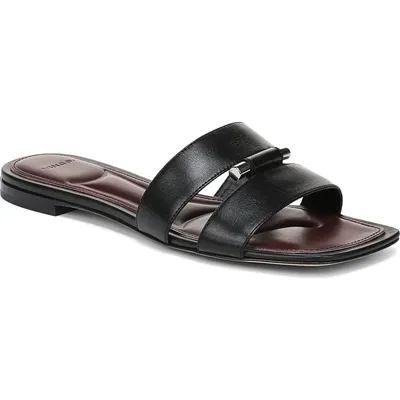 Vince Vince Piper Slide Sandal in Black — Women Winter black Shoes
