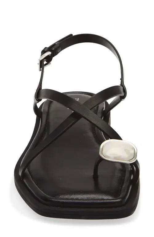 rag & bone rag & bone Remi Slingback Sandal in Black — Women Winter black Shoes