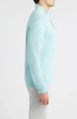 johnnie-O johnnie-O Pircio Performance Quarter Zip Pullover in Tropical — Men Summer white Tops