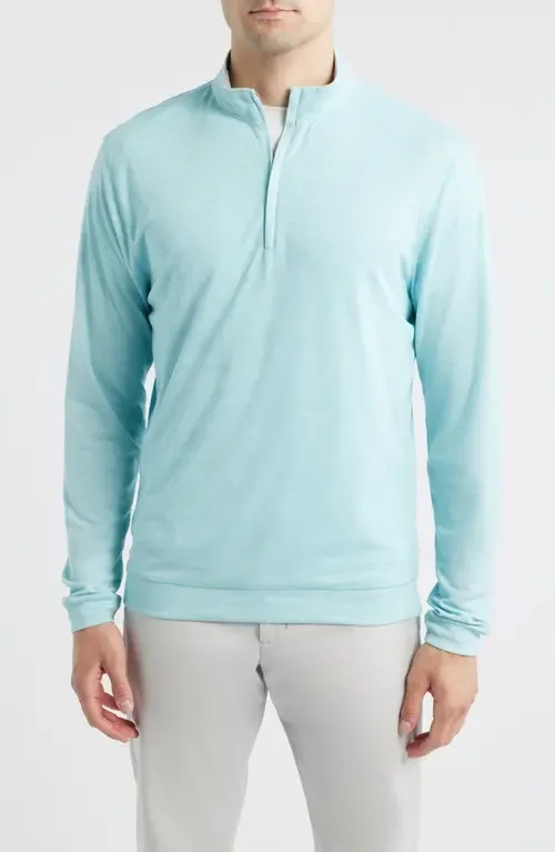 johnnie-O johnnie-O Pircio Performance Quarter Zip Pullover in Tropical — Men Summer white Tops