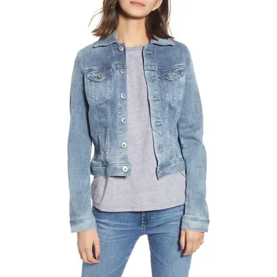 AG AG 'Robyn' Denim Jacket in Streamside — Women Winter navy Outerwear
