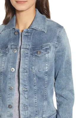 AG AG 'Robyn' Denim Jacket in Streamside — Women Winter navy Outerwear