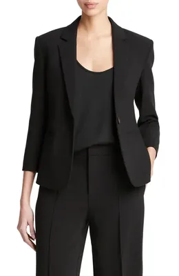 Vince Vince Shrunken Blazer in Black — Women Winter black Outerwear